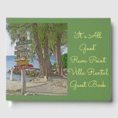 ISLAND THEME GUESTBOOK GASTENBOEK (Voorkant)