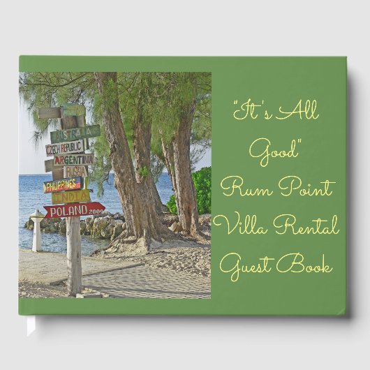  ISLAND THEME GUESTBOOK GASTENBOEK (Voorkant)