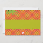 Island Tiki Luau Party Invitation Kaart (Achterkant)