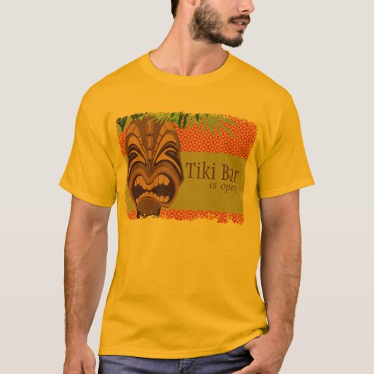 Island Tiki Luau T-Shirt (Voorkant)