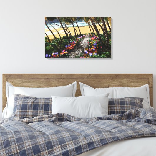 Island Time Canvas Afdruk (Insitu (Slaapkamer))