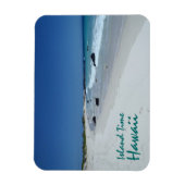 Island Time Hawaii strandlandschap souvenir magnee Magneet (Verticaal)