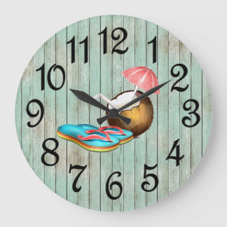 Island Time Large Clock Grote Klok