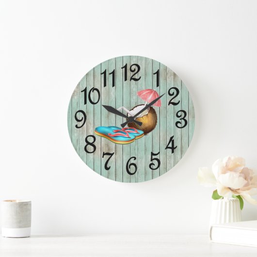 Island Time Large Clock Grote Klok (Huis)