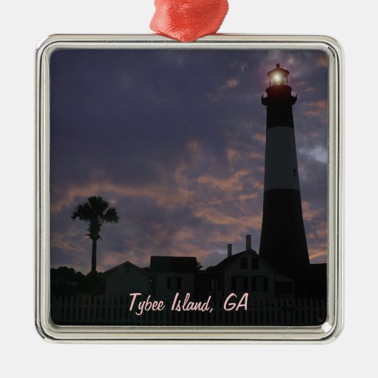 Island Time Metalen Ornament (Voorkant)