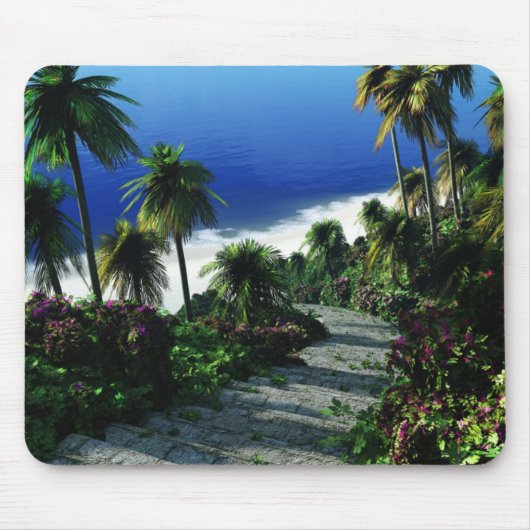 Island Time Mousepad Muismat (Voorkant)