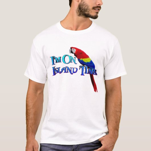 Island Time Parrot T-shirt (Voorkant)