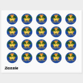 Island Time Ronde Sticker (Vel)