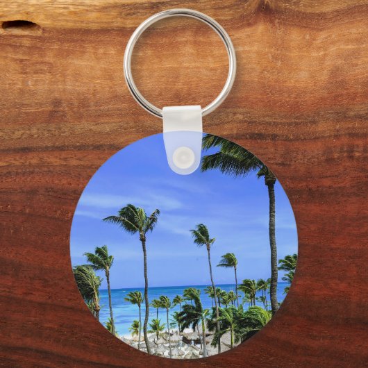 Island Time Sleutelhanger (Achterkant)