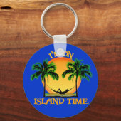 Island Time Sleutelhanger (Voorkant)