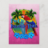 Island Time Sunset Briefkaart (Voorkant)