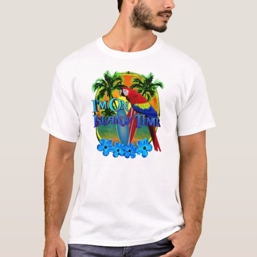 Island Time Sunset T-shirt (Voorkant)