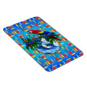 Island Time Surfing Magneet (Rechterzijde)