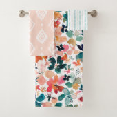 ISLAND TIME Tropical Boho Bad Handdoek (Insitu)