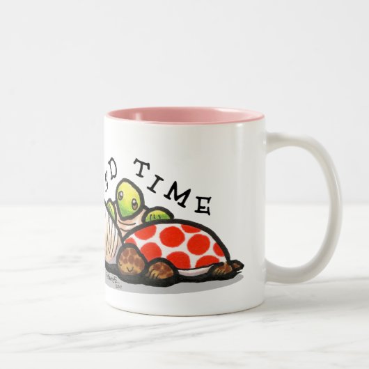 Island Time Turtles Tweekleurige Koffiemok (Rechts)