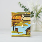 Island Treehouse Briefkaart (Staand voorkant)
