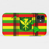 Island Tribal Kanaka Maoli Flag Case-Mate iPhone Case (Achterkant (horizontaal))