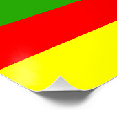 Island Tribal Kanaka Maoli Flag Poster (Hoek)