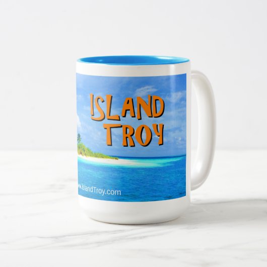 Island Troy Coffee of Tea Mok (Voorkant rechts)