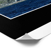 "ISLAND UITZICHT" Foto Poster (Hoek)