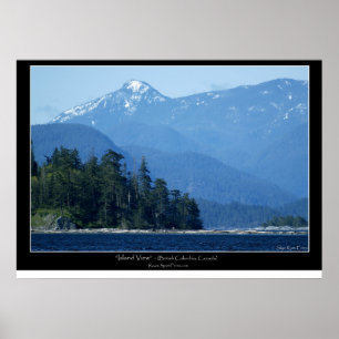 "ISLAND UITZICHT" Foto Poster