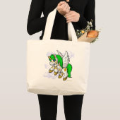 Island Uni dichtbij Mystery Island Grote Tote Bag (Voorkant (product))