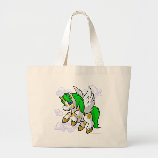 Island Uni dichtbij Mystery Island Grote Tote Bag (Voorkant)