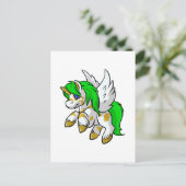 Island Uni vliegt over Mystery Island Briefkaart (Staand voorkant)