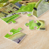 Island van Bamburgh Castle Jigzaag Puzzle Legpuzzel (Zijkant)