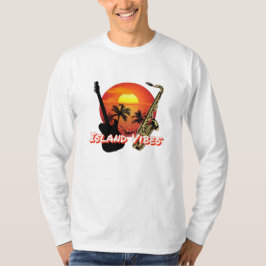 Island Vibes  Basic T-shirt met lange mouwen