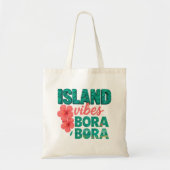 Island Vibes - Bora Bora Tropische Canvas tas | zo (Voorkant)