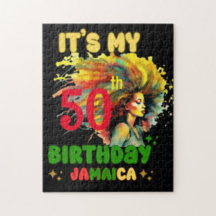 Island Vibes Jamaica Verjaardag Meisje Groep Match Legpuzzel