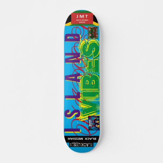 ISLAND VIBES JMT 7 3/4-inch skateboard Deck (Voorkant)