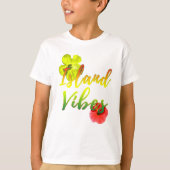 Island Vibes Rasta Reggae Tropical T-shirt (Voorkant)