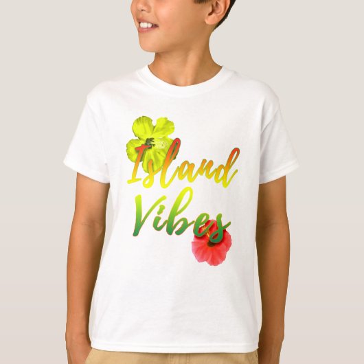 Island Vibes Rasta Reggae Tropical T-shirt (Voorkant)