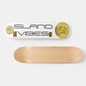 ISLAND VIBES Skateboard, 7¾" Deck Persoonlijk Skateboard (Horizontaal)
