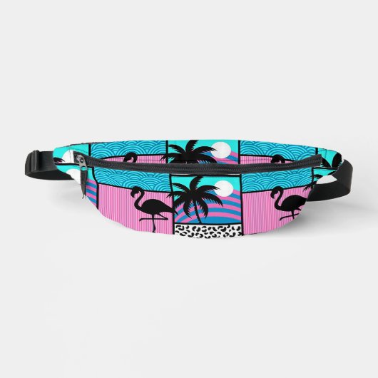 “Island Vibes” Two-Sided Print  Fanny Pack Heuptasje (Voorkant)