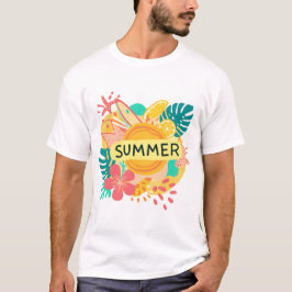 Island Vibes: Zomer T-Shirt Design