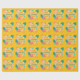 Island Vibes: Zomer T-Shirt Design Cadeaupapier