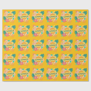 Island Vibes: Zomer T-Shirt Design Cadeaupapier
