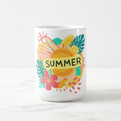 Island Vibes: Zomer T-Shirt Design Koffiemok (Center)