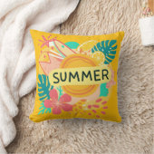 Island Vibes: Zomer T-Shirt Design Kussen (Deken)