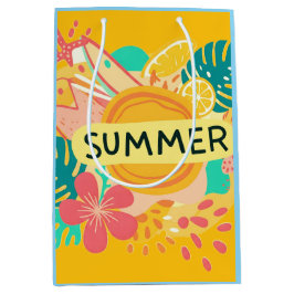 Island Vibes: Zomer T-Shirt Design Medium Cadeauzakje