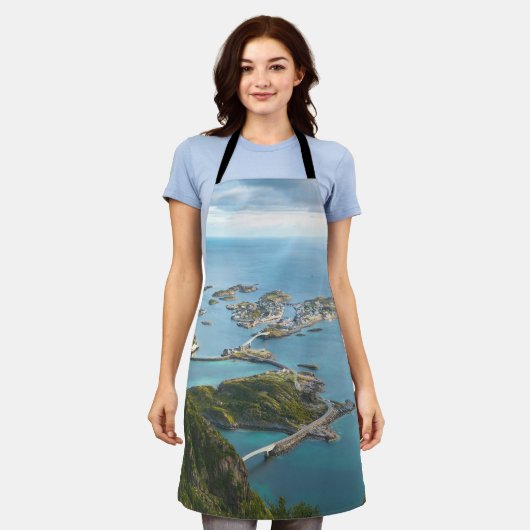 Island View Apron Schort (Gedragen)