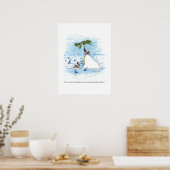 Island Was Level waarde matte poster (Keuken)