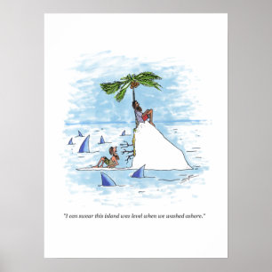 Island Was Level waarde matte poster