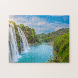 Island Waterfall Legpuzzel