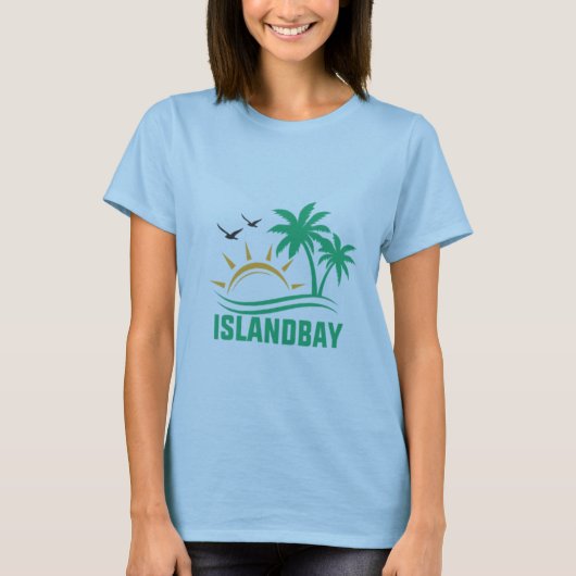 Islandbay T-shirt - Draag de tropische bries (Voorkant)