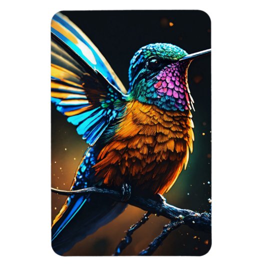 #IslandBirdsFlexiblePhotoMagnet Magneet (Verticaal)