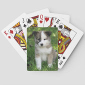 Islandhundwelpe Splitface Pokerkaarten (Achterkant)
